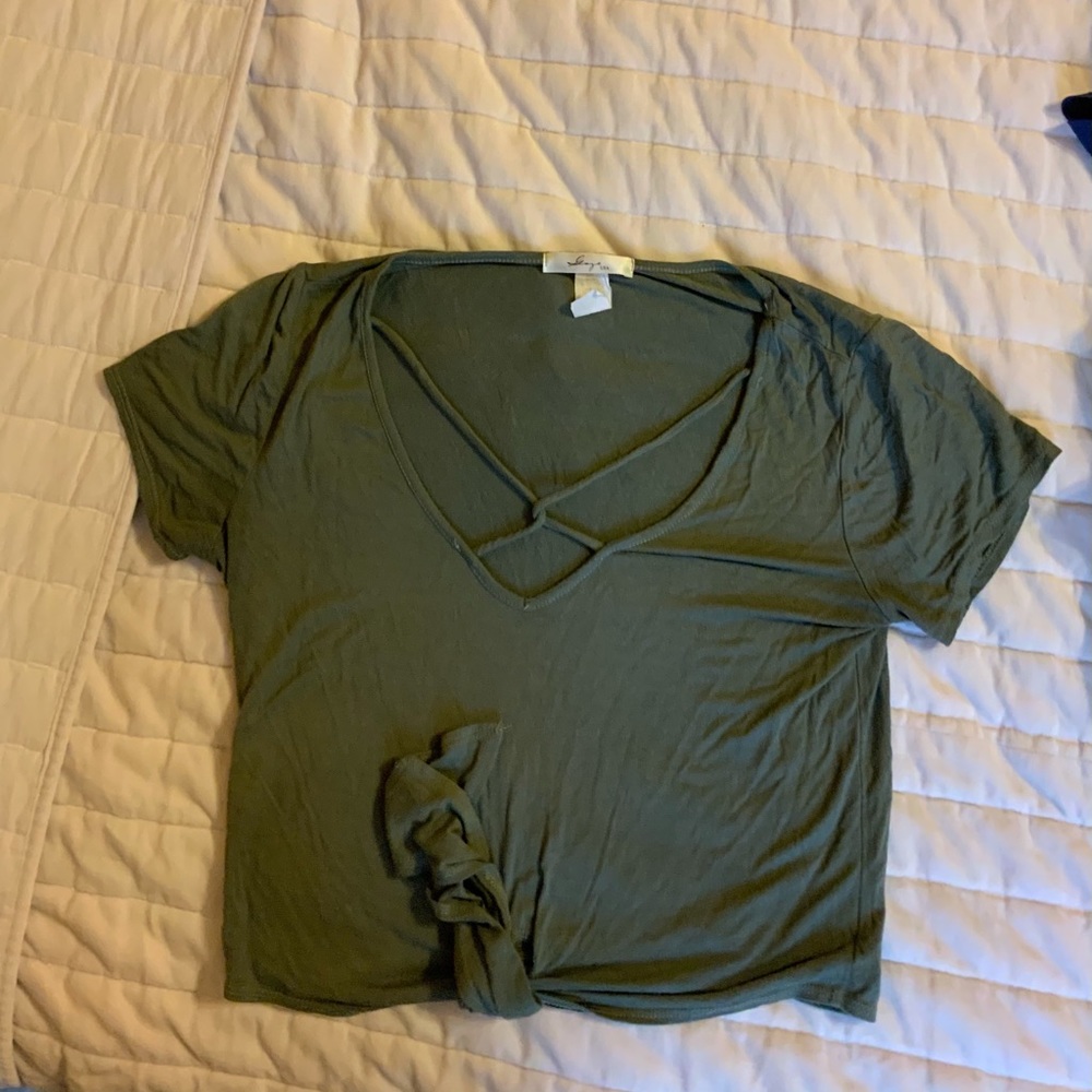 👚Gaze Stretchy Crop Top Size S